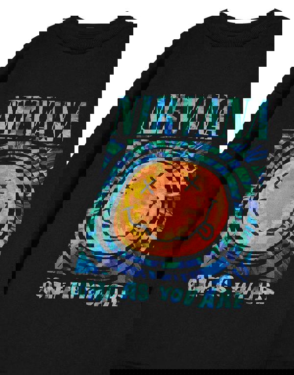 Nirvana Unisex Kids Black Come As You Are Sweatshirt