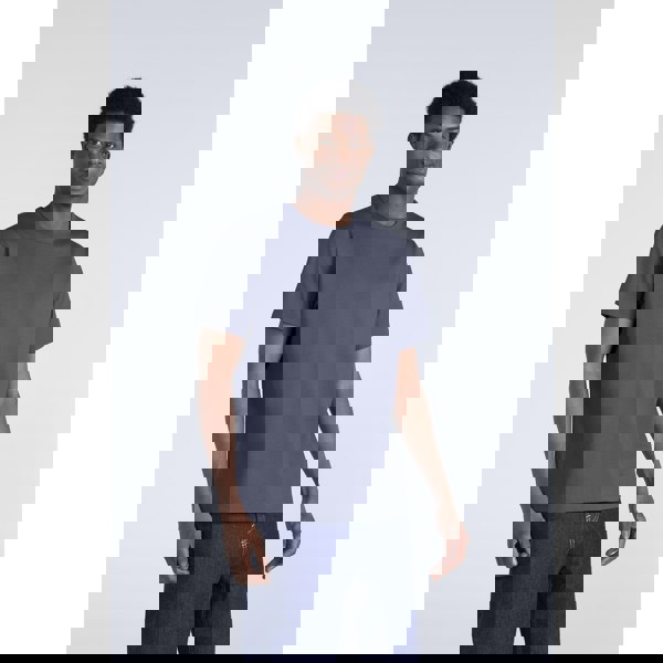 Animal Mens Otis Plain Oversized T-Shirt - Blue