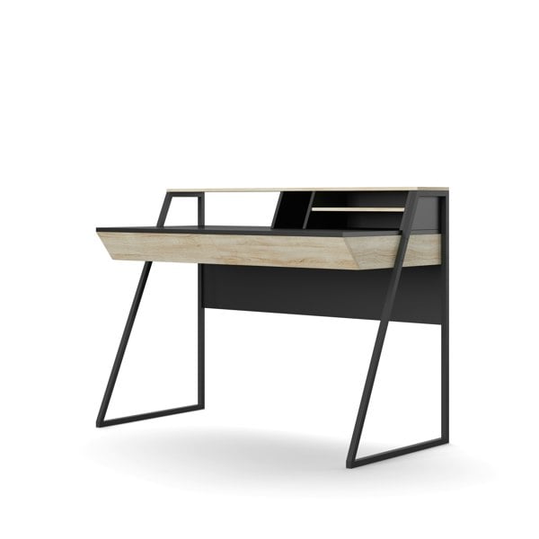 Dorel Home Salcombe desk in black oak light