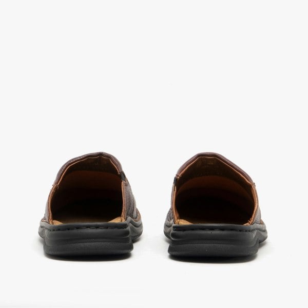 Josef Seibel KLAUS Mens Leather Mule Brasil/Black