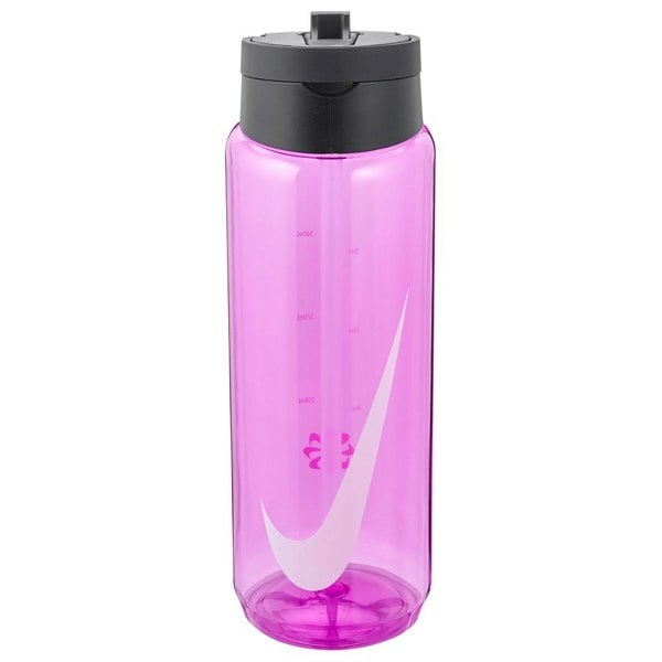 Nike Renew Recharge Graphic Print Water Bottle - Fire Pink/Black/White