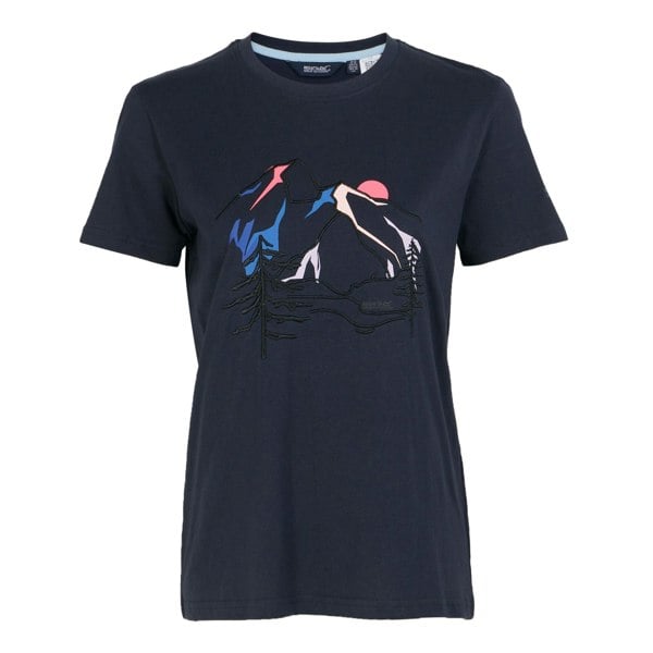 Regatta Womens/Ladies Filandra IX Embroidered T-Shirt - Navy