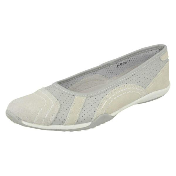 Down to Earth Ladies Down To Earth Flat Ballerina Shoes