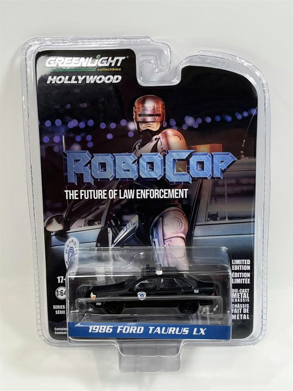 robocop 1986 ford taurus lx 1:64 scale greenlight 44940d