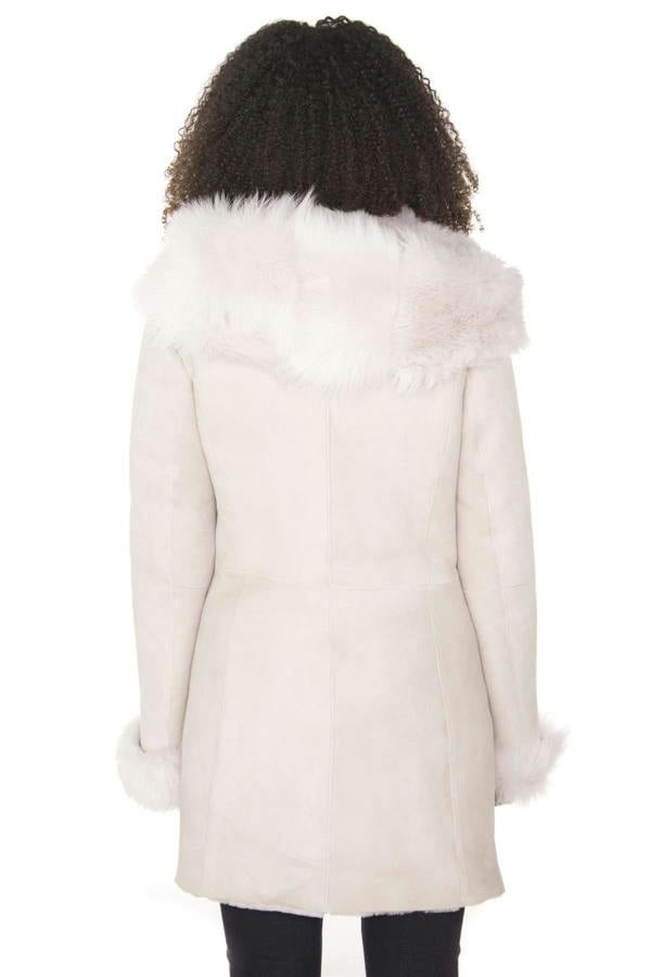 Infinity Leather Ladies Suede Merino Sheepskin Coat-Ringwood