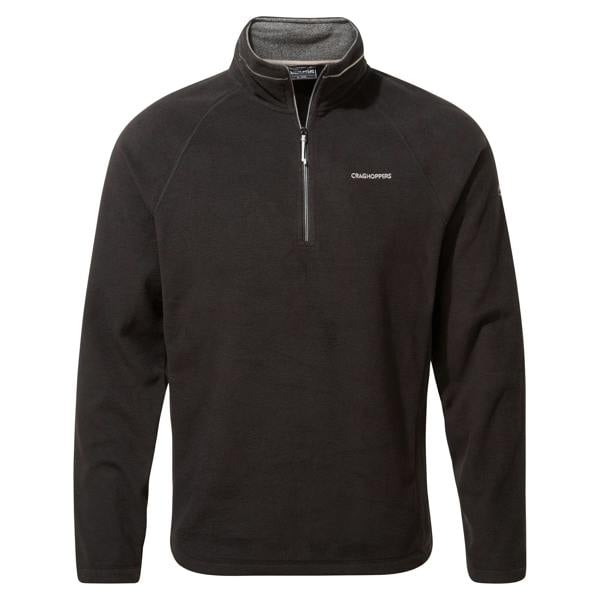 Craghoppers Mens Corey VI Half Zip Fleece Top - Black
