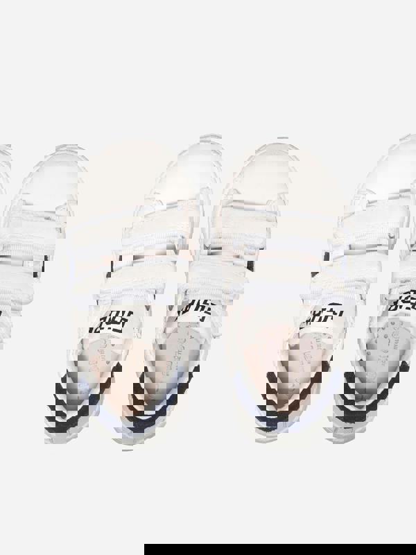 Golden Goose Kids June Leather Star Trainers in White