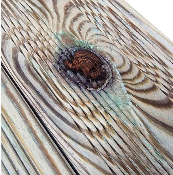 Snowdon Timber Treated Reject Decking Board (T) 21mm (W) 120mm (L) 2.4m - Pack of 10