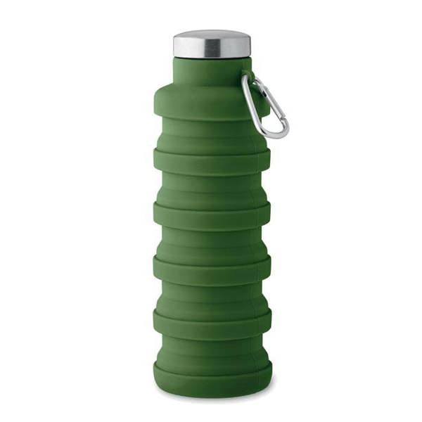 MidOcean Kolapsi Collapsible 500ml Water Bottle - Dark Green - 