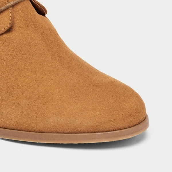 Calla Louise Boots - Beige Suede