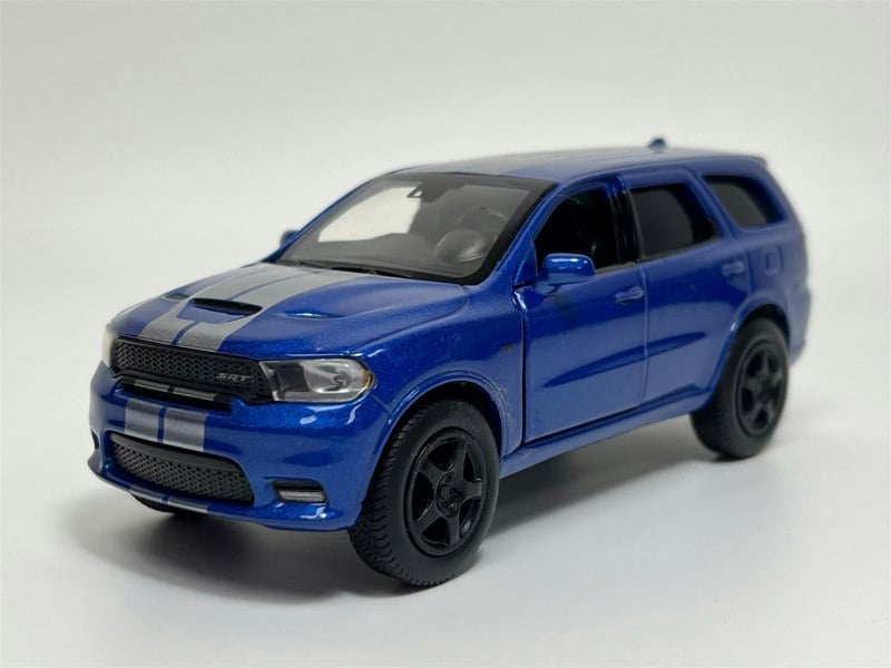 Tayumo Dodge Durango SRT Pull Back & Go Blue With Silver Stripe LHD 1:36 Tayumo 36145224