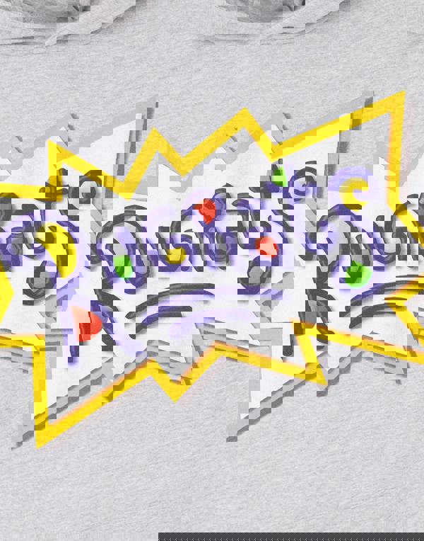 Rugrats Unisex Grey Classic Logo Hoodie