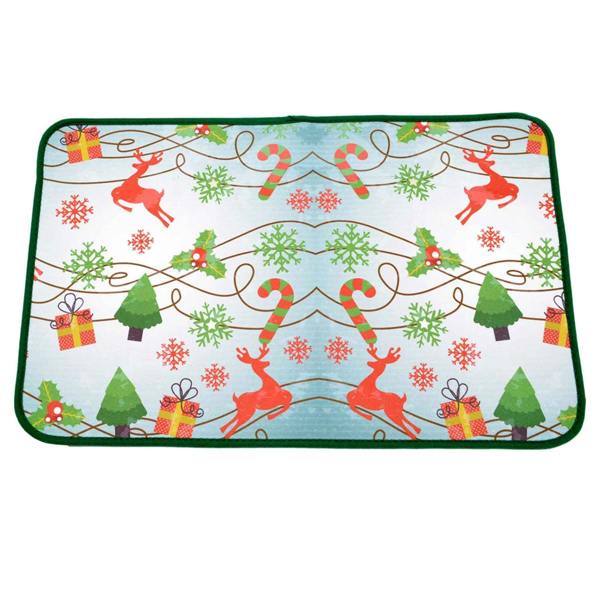 38.5 x 59 cm Christmas Doormat with Anti-Slip Rubber Backing for Indoor and Sheltered Outdoor Use image 6