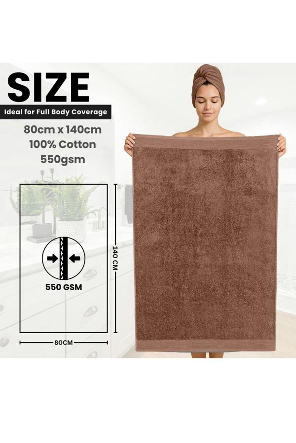Ezysleep Luxe Collection 4 Piece Egyptian Bathsheet Set