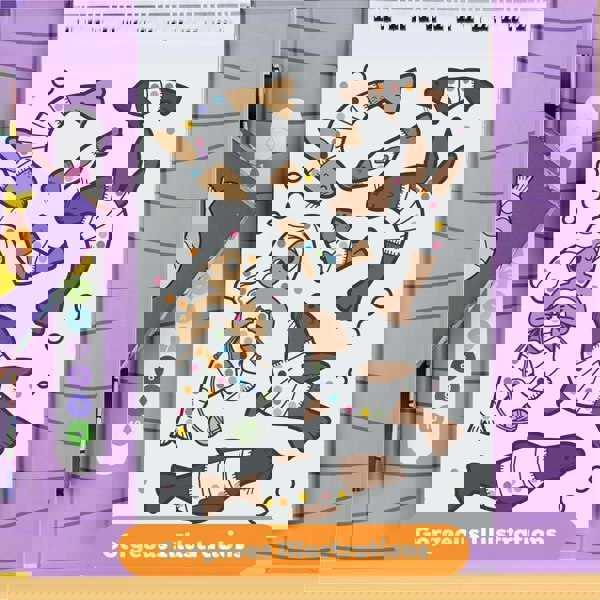 Tiger Tribe Colour By Numbers - Mermaids and Friends
