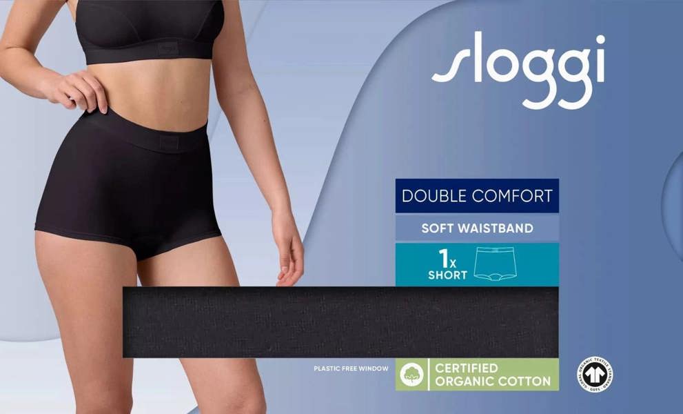 SloggiBoy ShortDouble Comfort Boy Short, BlackBoxers & Briefs