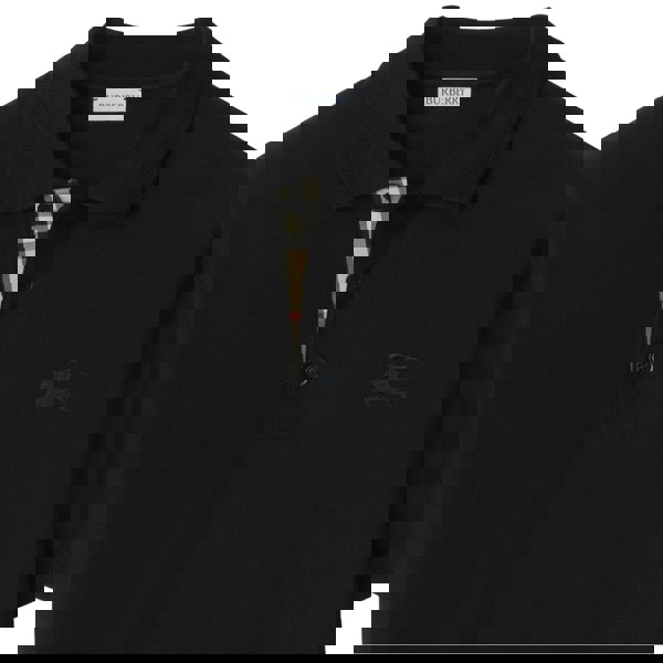 Burberry Eddie EKD Black Polo Shirt S