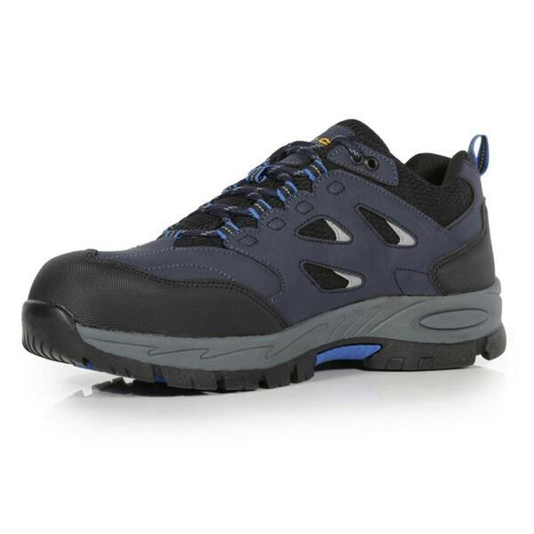 Regatta Mens Mudstone Nubuck Safety Trainers - Navy/Oxford Blue - 