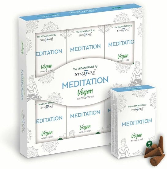 Stamford Vegan Aroma Incense Cones for Home Fragrance, 90 cones