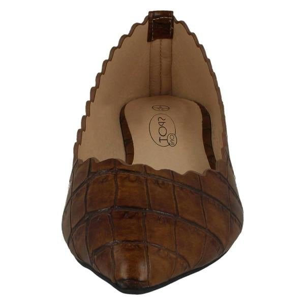 Spot On Ladies Spot On Pointed Toe Ballerinas F80457