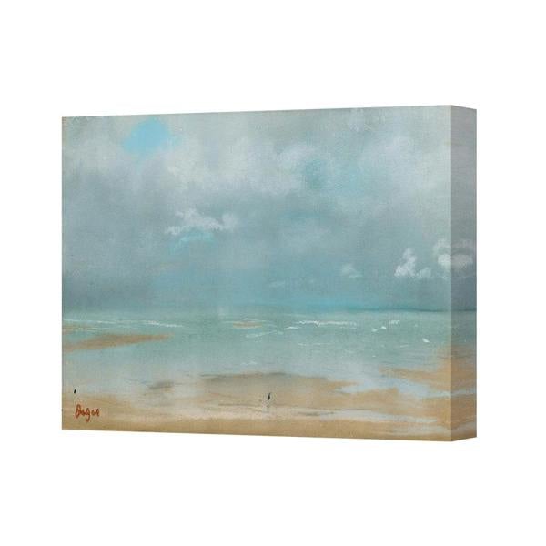 Benjamin Tate Design Coastal Seascape Canvas Wall Art Beach Scene Painting