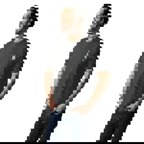 ANCHOR & CREW Polar Bear x Ice Cream In The Wild Organic Cotton Embroidered T-Shirt