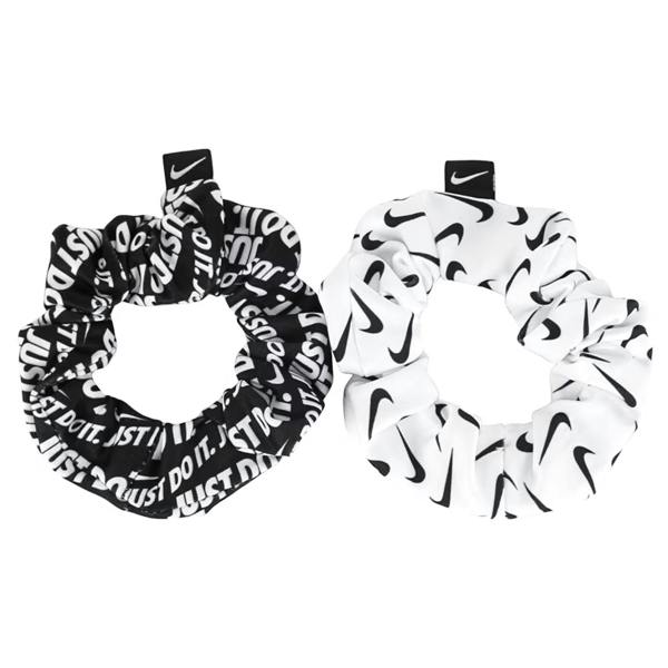Nike 2.0 Hair Ties (Pack of 2) - White/Black - 
