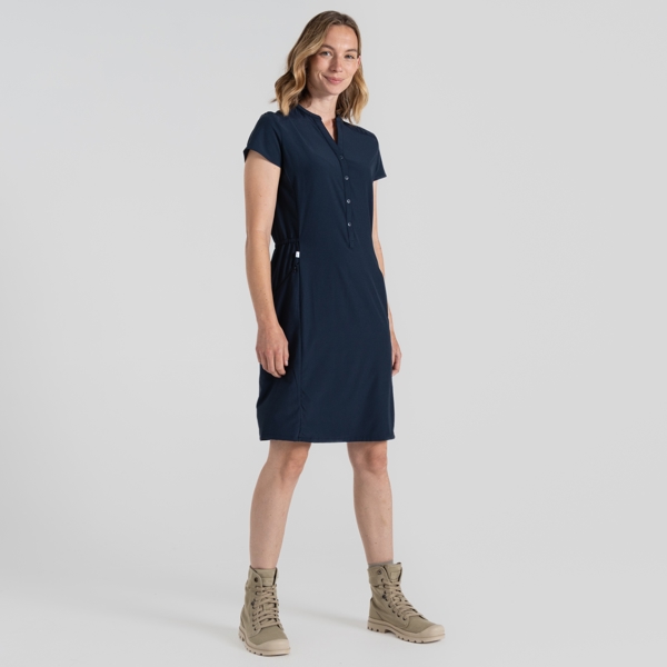 Craghoppers Women's Pro III Nosilife Casual Dress - Blue Navy