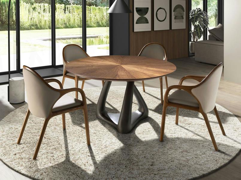 Angel Cerdá Sand leatherette chair 4255