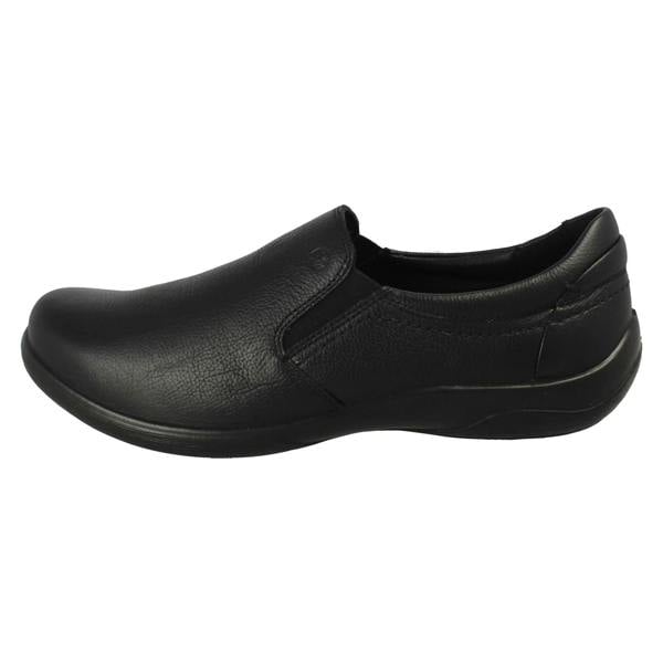 Padders Ladies Padders Leather Slip On Extra Wide Dual Fitting Formal Shoes Nico