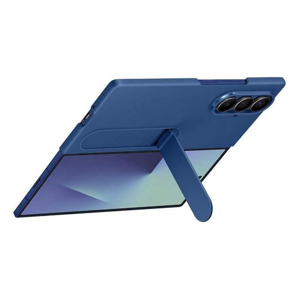 Samsung Galaxy Z Fold 7 8.0" Silicone Grip Case with Stand Blue - EF-MF966CNEGWW