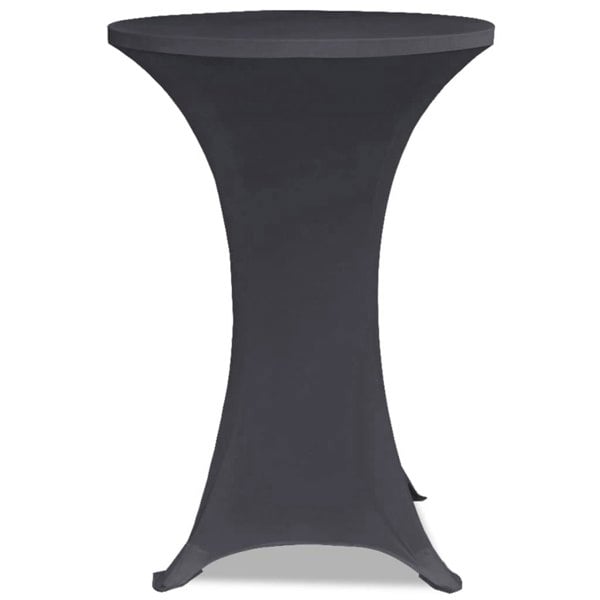 Berkfield Stretch Table Cover 2 pcs 70 cm Anthracite