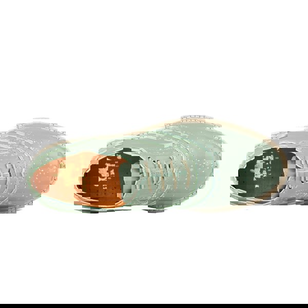 Embassy London Brick Lane - Green - Women's contrast leather lace-up brogue