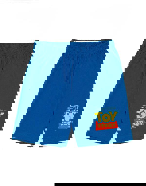 Disney Toy Story Boys Blue Woody Costume Short Sleeve Short Leg Pyjama Set