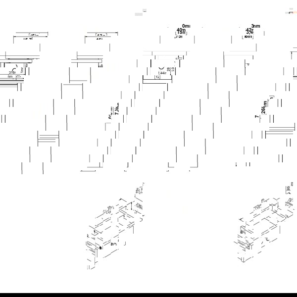 Furniture To Go Madrid Bedside Table with 1 Drawers in Jackson Hickory Oak