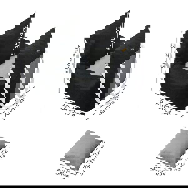 Skylos Dog Car Seat Travel Bed Carrier Portable Pet Booster Seat Washable Puppy