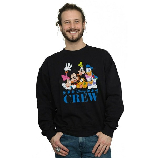 Disney Mens Mickey Mouse Disney Friends Sweatshirt - Black