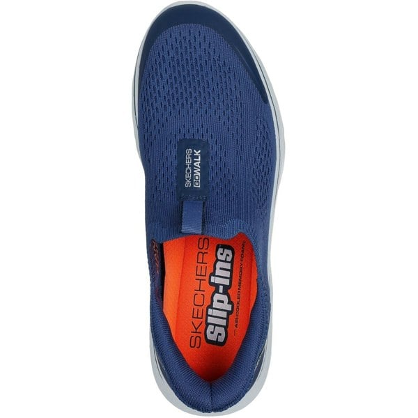 Skechers GO WALK 7 Easy On Evolution Textile Men's Navy Trainers