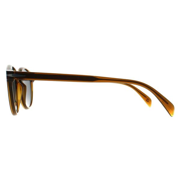David Beckham Sunglasses DB 1036/S FMP KU Transparent Brown Blue