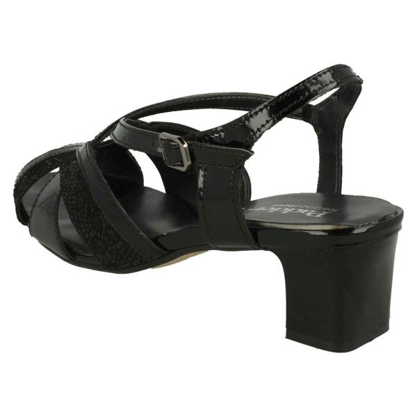 Padders Ladies Padders Heeled Slingback Sandals Charm