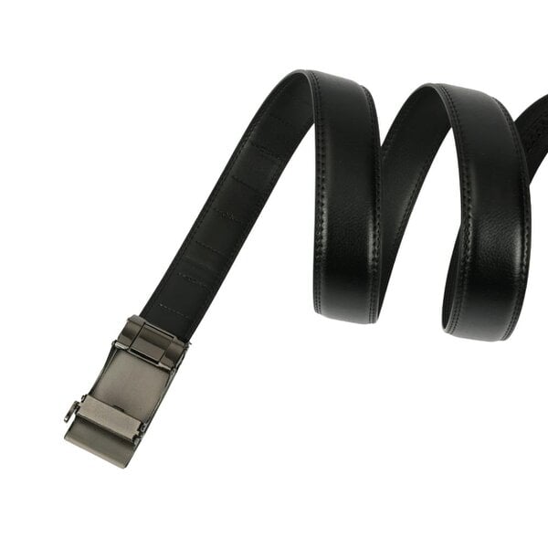 PU Leather Ratchet Belt - Versatile & Customizable for 28-44 Inches - Premium Quality, Secure Fit, Ideal for Casual & Formal Wear