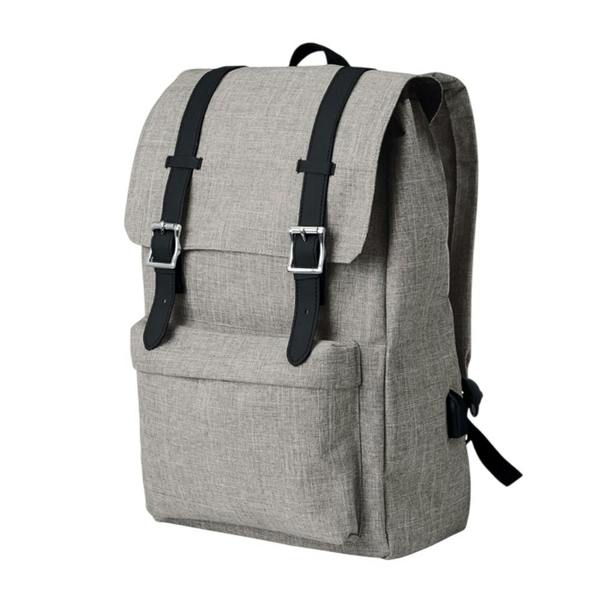 MidOcean Riga Polyester Backpack - Grey - 