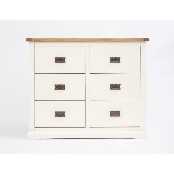Cosenza 6 Drawer Chest of Drawers Bras Drop Handle