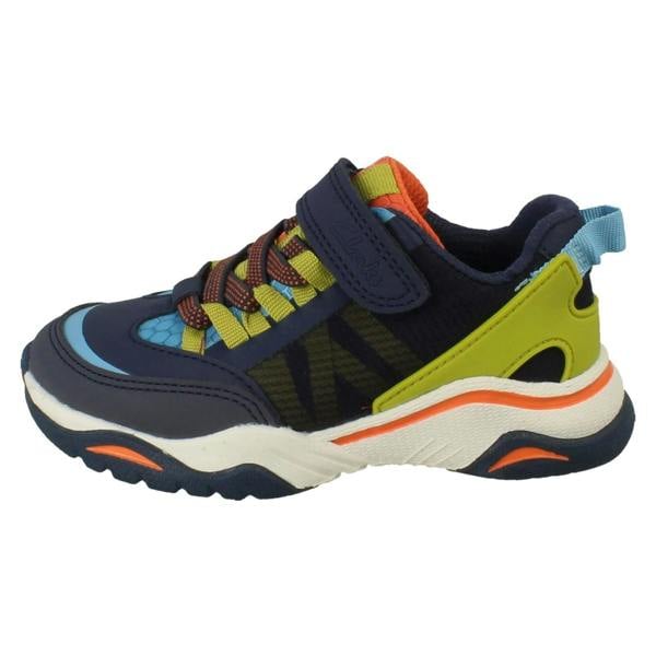 Clarks Kids Clarks Vegan Colour-Pop Sports Trainers - Feather Track