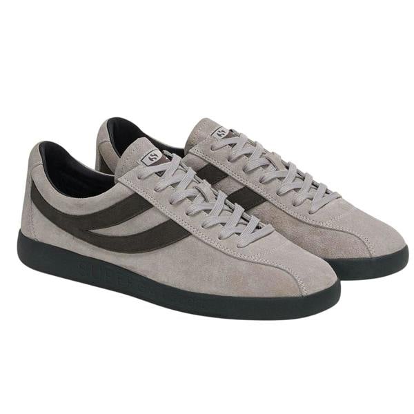 Superga Unisex Adult 1960 Capri Suede Trainers - Grey/Volcano Grey - 