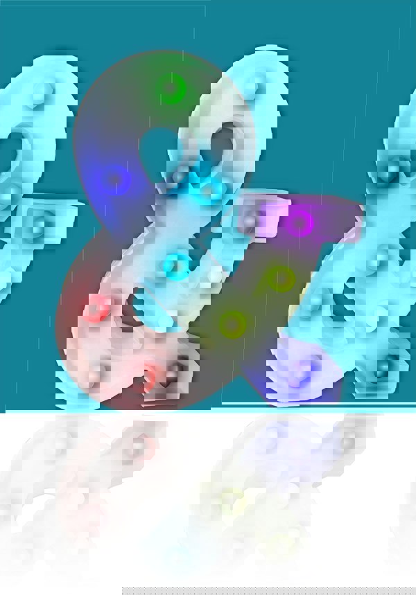 St Helens Battery Operated RGB Letter   With Remote Control Letter &