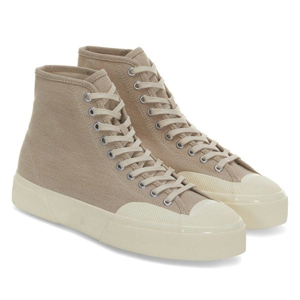 Superga Unisex Adult 2433 Csv Salt Pepper High Tops - Light Yellow/Off White