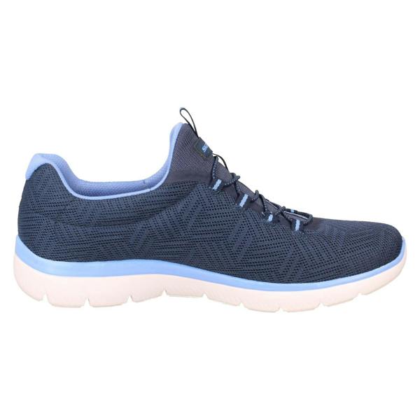 Skechers Ladies Skechers Memory Foam Vegan Trainers Artistry Chic 150119