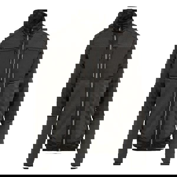 Regatta Professional Unisex Adult Knitted Stretch Midlayer - Ash/Black