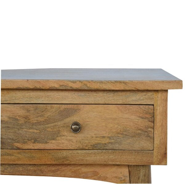 Wyld Haus Pizzo Large Mango Wood 3 Drawer Console Table